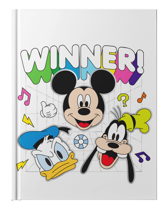 Cuad.td Cosido 19*25 Mickey
