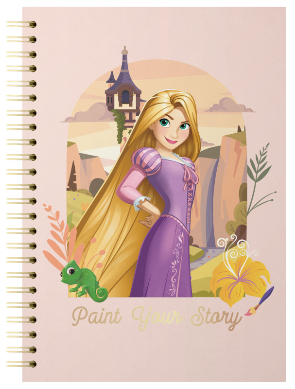 Cuad.td Espiralado A4 Princesas