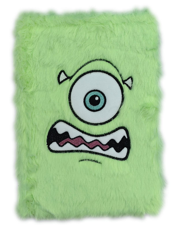 Libreta Plush Cosida A5 Monsters