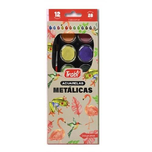 Acuarela Trabi *12 Metalicas