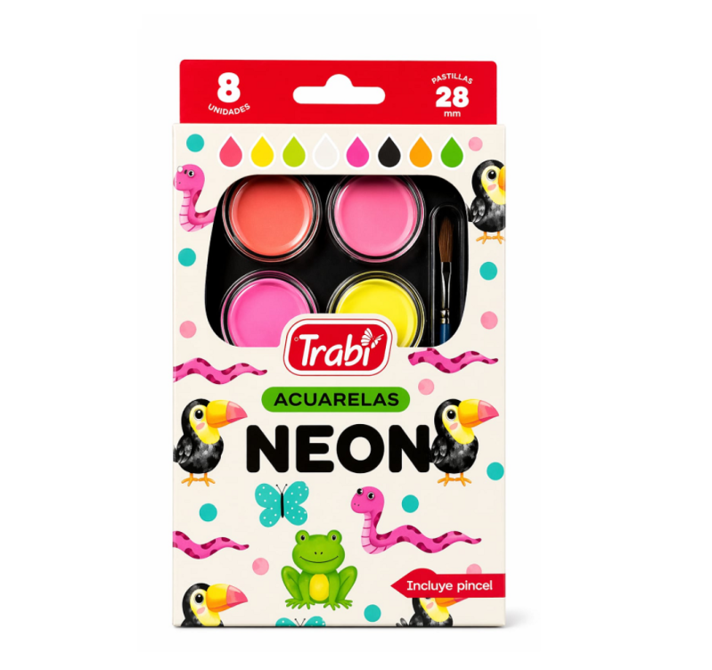 Acuarela Trabi *8 Neon