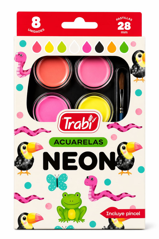 Acuarela Trabi *8 Neon