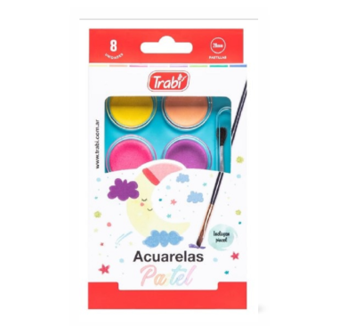 Acuarela Trabi *8 Pastel