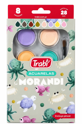 Acuarela Trabi *8 Morandi