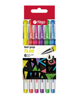 Bol.filgo Gel Pop Fluo *6