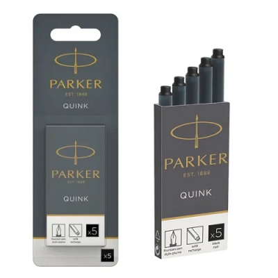 Cartuchos Parker Blister Negro