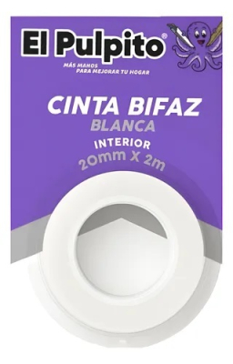 Cinta Bifaz Blanca El Pulpito 2M