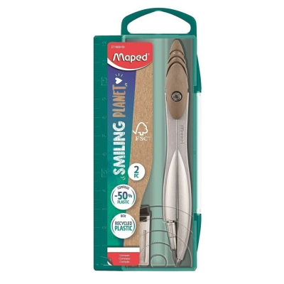 Compas Maped Smiling Planet Mina