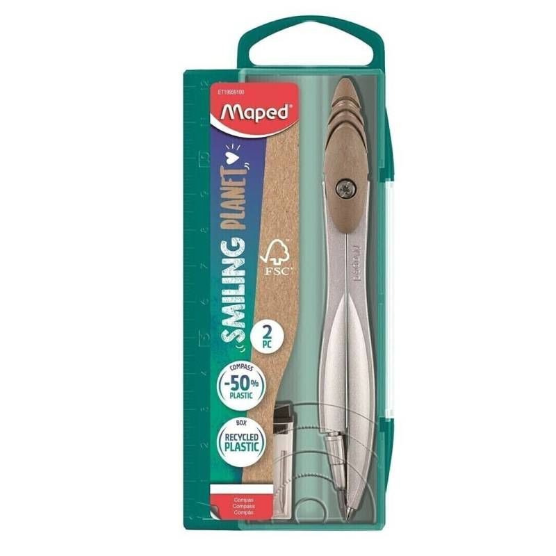 Compas Maped Smiling Planet Mina