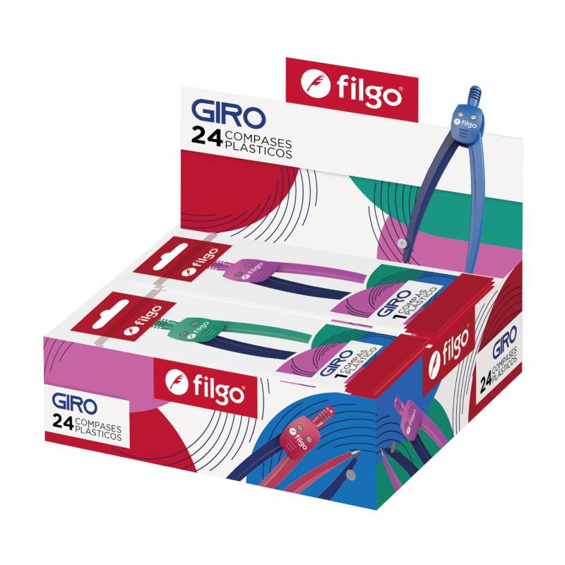 Compas Filgo Plastico Giro