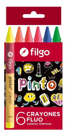 Crayon Filgo *6 Fluo