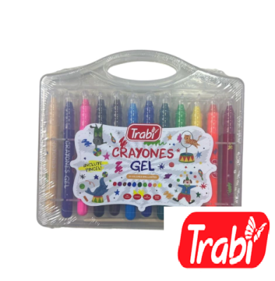 Crayon Trabi Gel *12 + Pincel