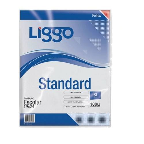 Folio Escolar Liggo Standard *100