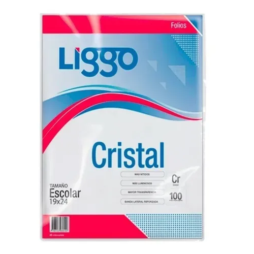 Folio Escolar Liggo Cristal *100