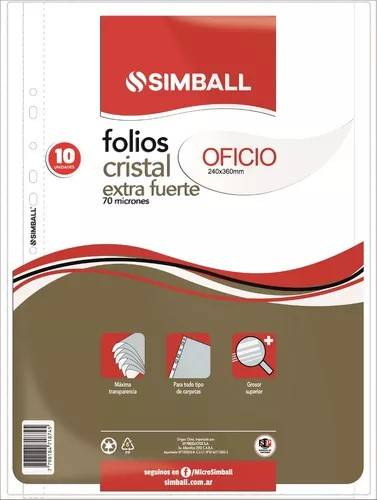 Folio Of Simball Extra Fuerte *10