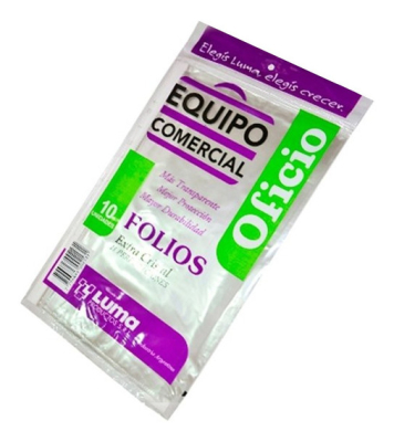 Folio Oficio Luma *10 Polipropileno