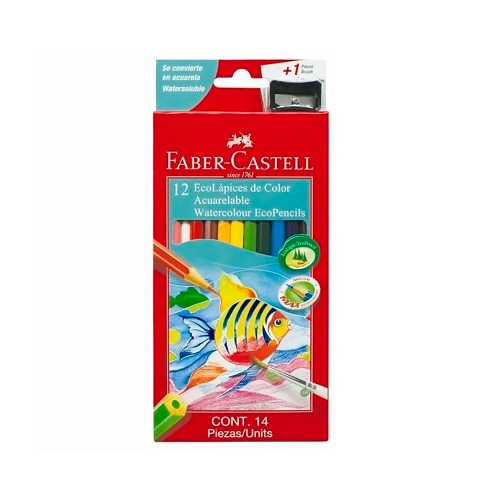 Lapiz Faber *12L Acuarelable
