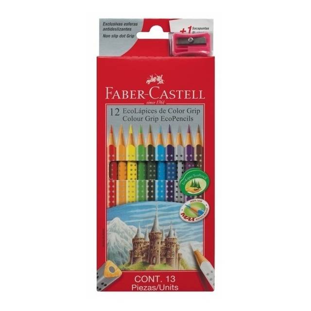 Lapiz Faber Castell Grip *12Tv