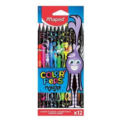 Lapiz Maped Color Peps *12L Monster