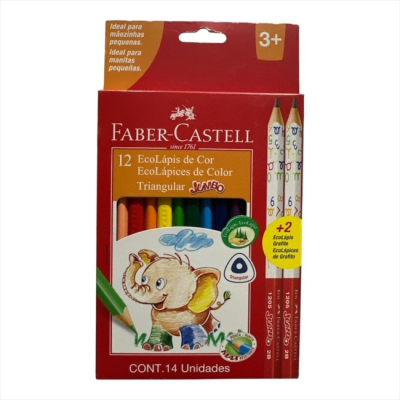 Lapiz Faber Jumbo Triang.*12