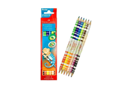 Lapiz Faber Bicolor *6
