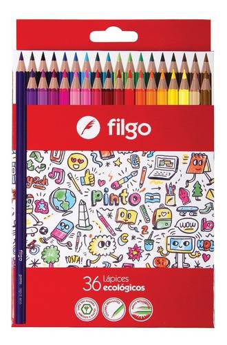 Lapiz Filgo * 36L Color