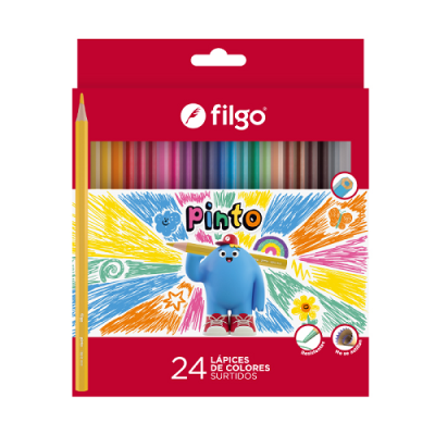 Lapiz Filgo * 24L Color