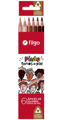 Lapiz Filgo * 6L Color Piel