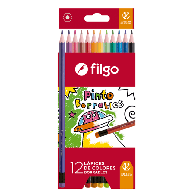 Lapiz Filgo * 12L Borrable