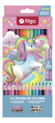 Lapiz Filgo * 12L Color Unicornio