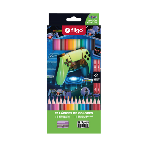 Lapiz Filgo * 12L Color Gamer
