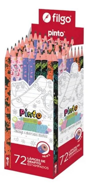 Lapiz Filgo Grafito Hb Estampado