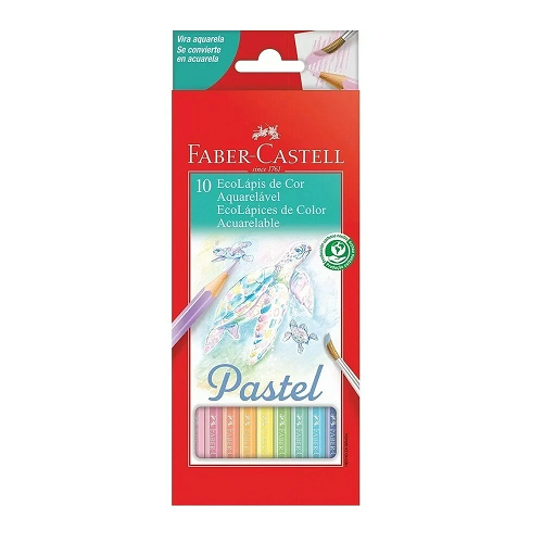 Lapiz Faber *10 Pastel Acuarelable