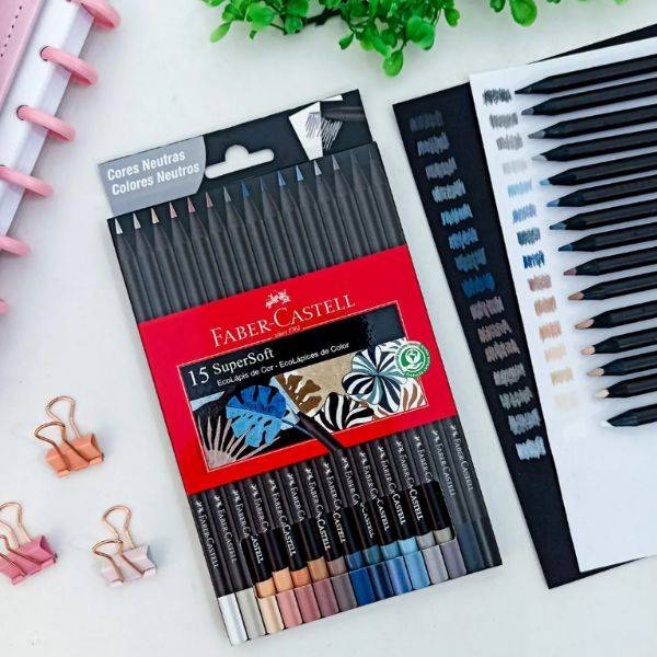Lapiz Faber Super Soft *15 Neutro