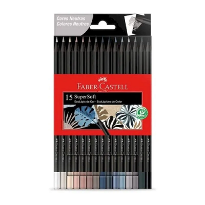 Lapiz Faber Super Soft *15 Neutro