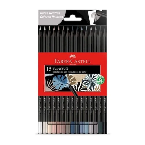 Lapiz Faber Super Soft *15 Neutro