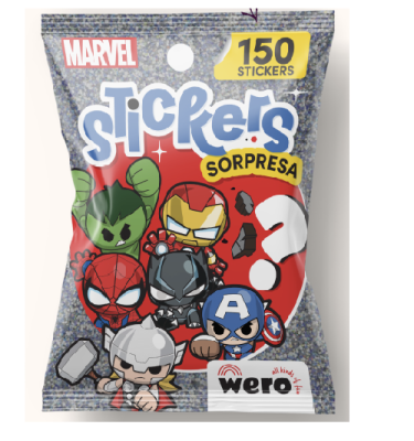 Stickers Sorpresa Marvel