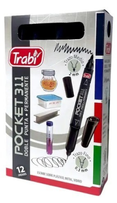 Marc.trabi Duplo Pocket Negro