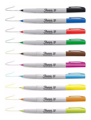 Marc.sharpie Ultrafino Col.clasicos