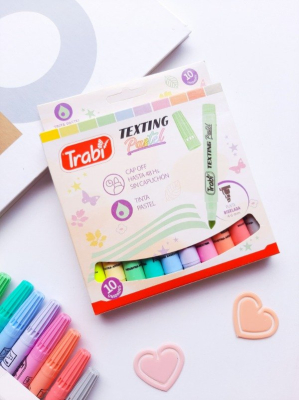 Resaltador Trabi Texting Pastel *10