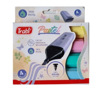 Resaltador Trabi Pastel *4