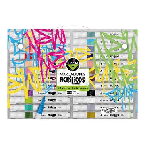 Marcador Pizzini Acrilico *24