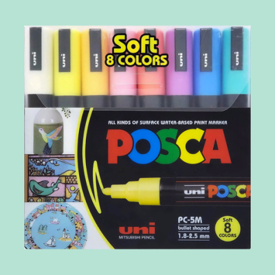 Marc.posca *8 Col.soft Pc-5M