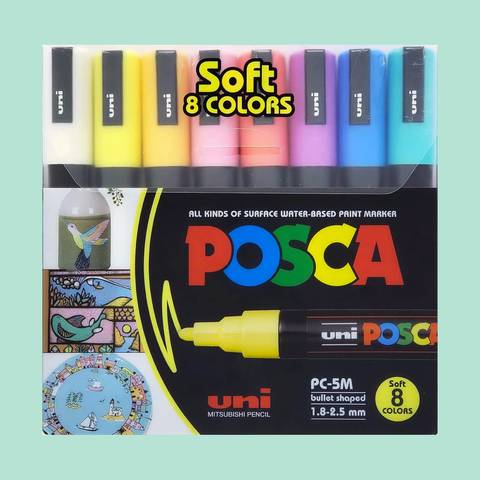 Marc.posca *8 Col.soft Pc-5M
