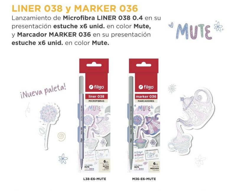 Microfibra Filgo L38 *6 Mute