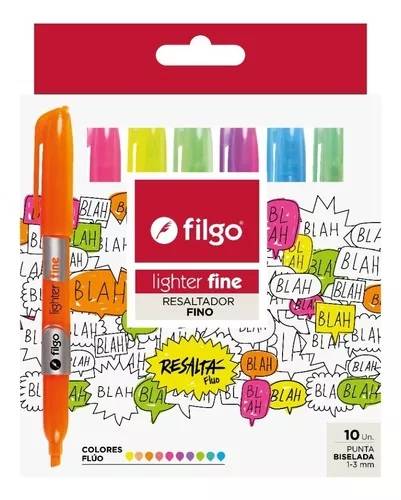 Resaltador Filgo Fluo Lighter *10