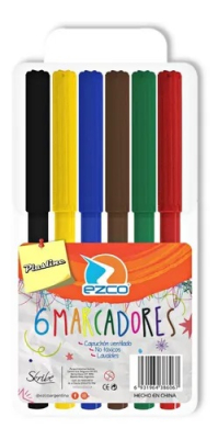 Marcador Ezco Escolar *6