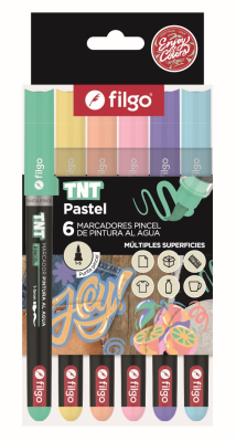 Marc.filgo Pincel Tnt *6 Pastel