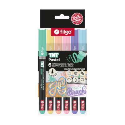 Marc.filgo Pincel Tnt *6 Pastel