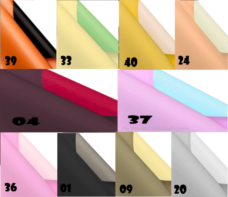Papel Coreano Bicolor Nø55